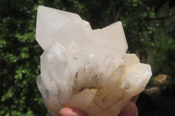 Natural Pineapple Quartz Crystal Specimens x 4 From Antsirabe, Madagascar