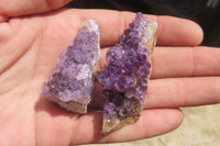 Natural Zululand Amethyst Agate Specimens x 42 from Jozini, South Africa