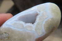 Polished Blue Lace Agate Free Forms x 6 From Malawi