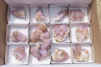 Natural Amethyst Spirit Quartz Clusters x 12 From Boekenhouthoek, South Africa