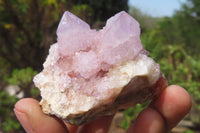 Natural Amethyst Spirit Quartz Clusters x 12 From Boekenhouthoek, South Africa