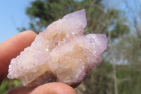 Natural Amethyst Spirit Quartz Clusters x 12 From Boekenhouthoek, South Africa