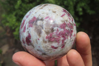 Polished Rubellite Pink Tourmaline Spheres x 6 From Ambatondrazaka, Madagascar