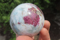 Polished Rubellite Pink Tourmaline Spheres x 6 From Ambatondrazaka, Madagascar