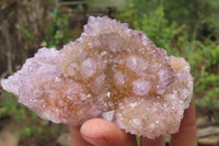 Natural Amethyst Spirit Quartz Clusters x 4 From Boekenhouthoek, South Africa