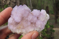 Natural Amethyst Spirit Quartz Clusters x 4 From Boekenhouthoek, South Africa