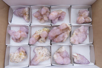 Natural Amethyst Spirit Quartz Clusters x 12 From Boekenhouthoek, South Africa