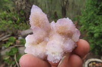 Natural Amethyst Spirit Quartz Clusters x 12 From Boekenhouthoek, South Africa