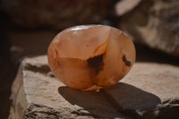 Polished Flower Agate Galet-Palm Stones x 12 From Antsahalova, Madagascar