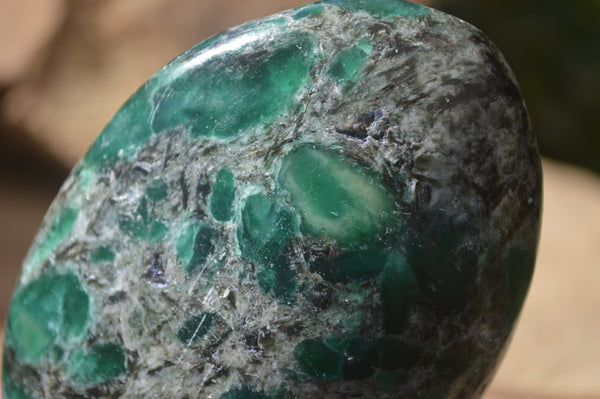 Polished Rare Emerald Mica In Matrix Free Forms x 6 From Mutoko, Zimbabwe