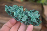 Natural Silky Malachite Specimens x 6 From Kasompe, Congo