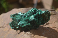 Natural Silky Malachite Specimens x 6 From Kasompe, Congo