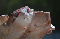 Natural Red Hematoid Quartz Clusters x 2 From Karoi, Zimbabwe