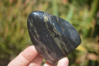 Polished Rare Pharaoh Stone Pyrite in Basalt Standing Free Forms x 6 Iron Duke Mine, Zimbabwe