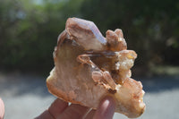 Natural Red Hematoid Quartz Clusters x 6 From Karoi, Zimbabwe