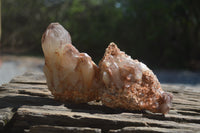 Natural Red Hematoid Quartz Clusters x 6 From Karoi, Zimbabwe