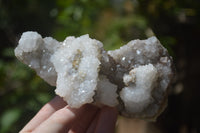 Natural Drusy Quartz Coated Calcite Pseudomorph Specimens x 6 From Alberts Mountain, Lesotho