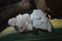 Natural Drusy Quartz Coated Calcite Pseudomorph Specimens x 6 From Alberts Mountain, Lesotho