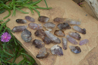 Natural Smokey Amethyst Crystals x 23 From Chiredzi, Zimbabwe