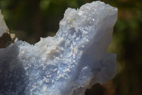 Natural Etched Blue Chalcedony Specimens x 2 From Nsanje, Malawi