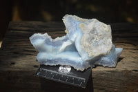 Natural Etched Blue Chalcedony Specimens x 2 From Nsanje, Malawi