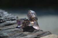 Natural Smokey Window Amethyst Crystals x 70 From Chiredzi, Zimbabwe