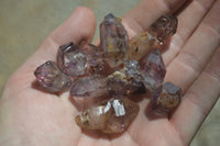 Natural Smokey Window Amethyst Crystals x 70 From Chiredzi, Zimbabwe