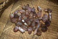 Natural Smokey Window Amethyst Crystals x 70 From Chiredzi, Zimbabwe