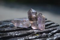 Natural Smokey Window Amethyst Crystals x 70 From Chiredzi, Zimbabwe