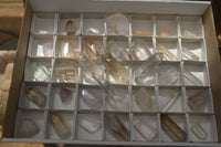 Polised Mixed Selection of Quartz Crystals x 35 from Madagascar