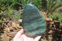 Polished Fuchsite Standing Free Form x 1 From Madagascar