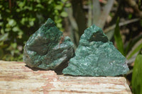 Natural Swazi Jade Cobbed Specimens x 12 from Swaziland