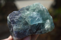 Natural Watermelon Fluorite Cobbed Specimens x 4 From Uis, Namibia