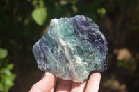 Natural Watermelon Fluorite Cobbed Specimens x 4 From Uis, Namibia