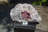 Natural Cabinet Sized Salrose Cobaltion Dolomite Specimens x 2 From Kakanda, Congo