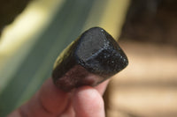 Natural Alluvial Schorl Black Tourmaline Crystals x 17 From Zimbabwe