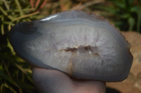 Polished Amethyst Agate Geode x 1 From Madagascar