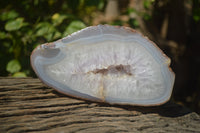 Polished Amethyst Agate Geode x 1 From Madagascar