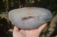 Polished Amethyst Agate Geode x 1 From Madagascar