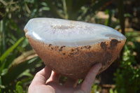 Polished Amethyst Agate Geode x 1 From Madagascar