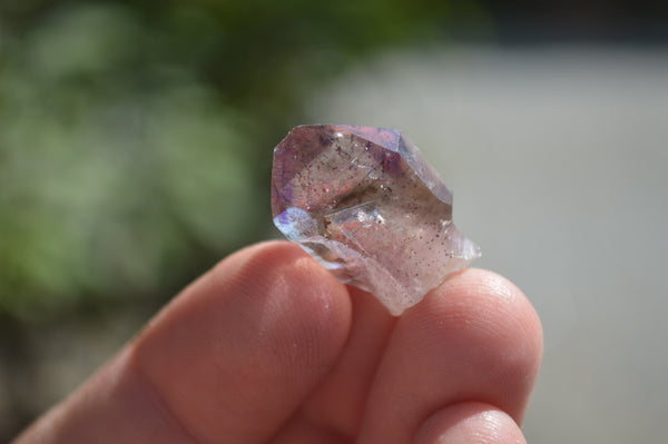 Natural Smokey Window Amethyst Crystals x 70 From Chiredzi, Zimbabwe