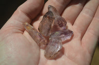 Natural Smokey Window Amethyst Crystals x 70 From Chiredzi, Zimbabwe