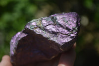 Natural Metallic Purpurite Cobbed Specimens x 6 From Erongo, Namibia