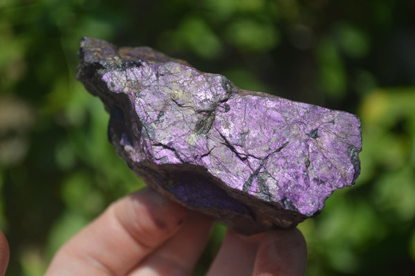 Natural Metallic Purpurite Cobbed Specimens x 6 From Erongo, Namibia