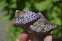 Natural Metallic Purpurite Cobbed Specimens x 6 From Erongo, Namibia