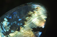 Polished Labradorite Standing Free Forms x 2 From Madagascar