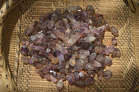 Natural Smokey Window Amethyst Crystals x 0.5 Kg Lot From Chiredzi, Zimbabwe