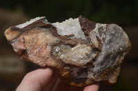 Natural Limonite Quartz Clusters x 5 From Solwezi, Zambia