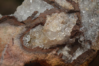 Natural Limonite Quartz Clusters x 5 From Solwezi, Zambia