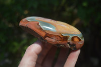 Polished On One Side Polychrome Jasper x 4 From Mahajanga, Madagascar